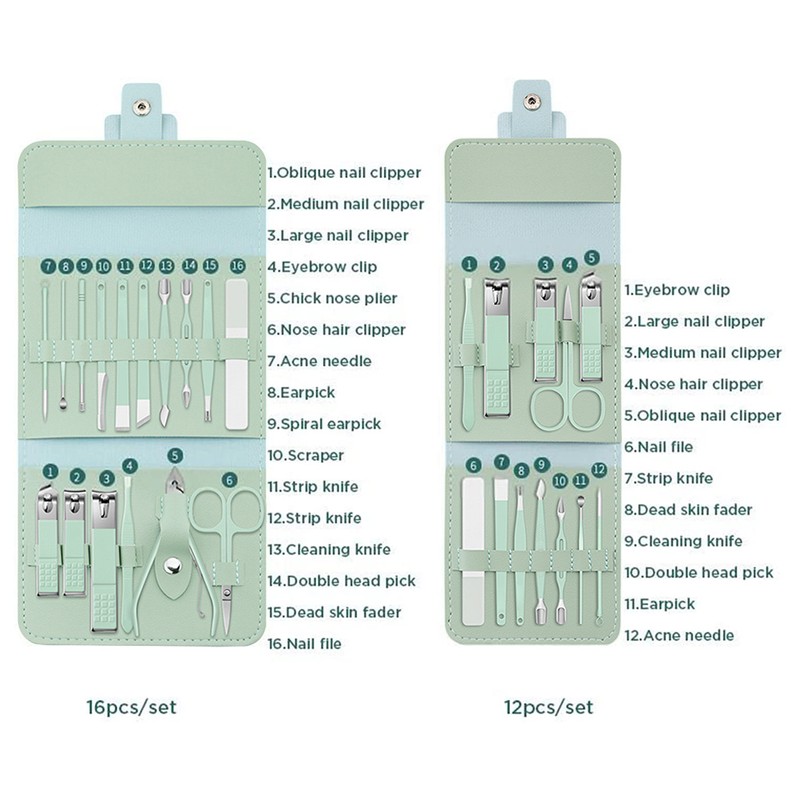 Portable Nail Clippers Set Nail Manicure Beauty Kit Professional Pedicure