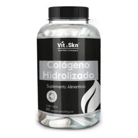 Colágeno Hidrolizado Skin Vit 60 Cápsulas Sin Sabor Libre Gluten