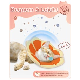 Supet Cat Collar, Adjustable Collar Cat Collar, Recovery Collar, Soft Collar Cone After Surgery and Injuries for Puppies, Small Dogs and Cats