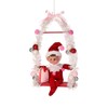 Regency International 12" Red Pixie Elf on Candy Swing Ornament,