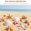 NIIIYTYB 50 Pcs Lobster Decor Mini Resin Lobster Figurines Tiny