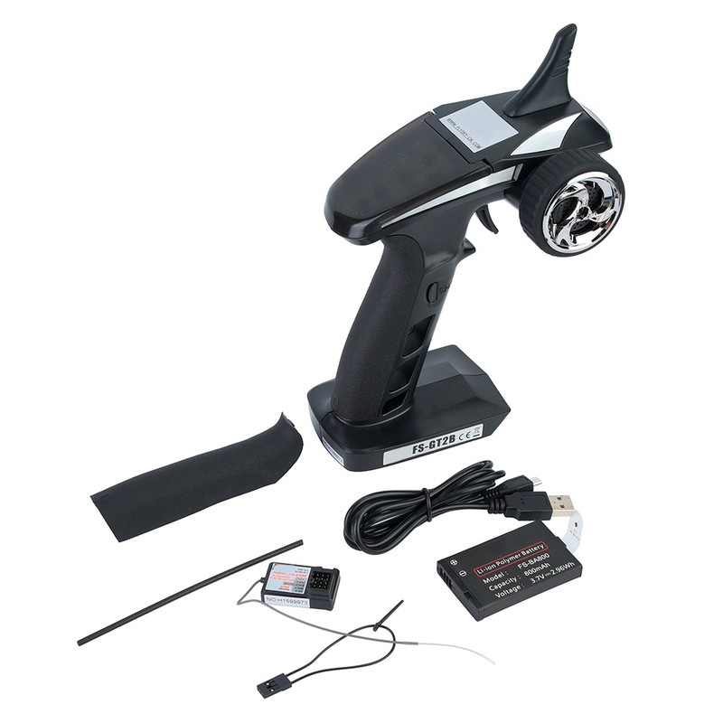 Flysky FS GT2B 2.4G 3CH LED Transmitter & Receiver for