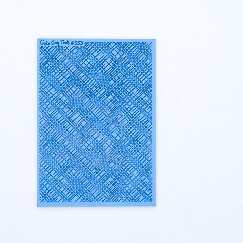 GOTO CLAY TOOLS Criss Cross Texture Sheets for Polymer Clay,