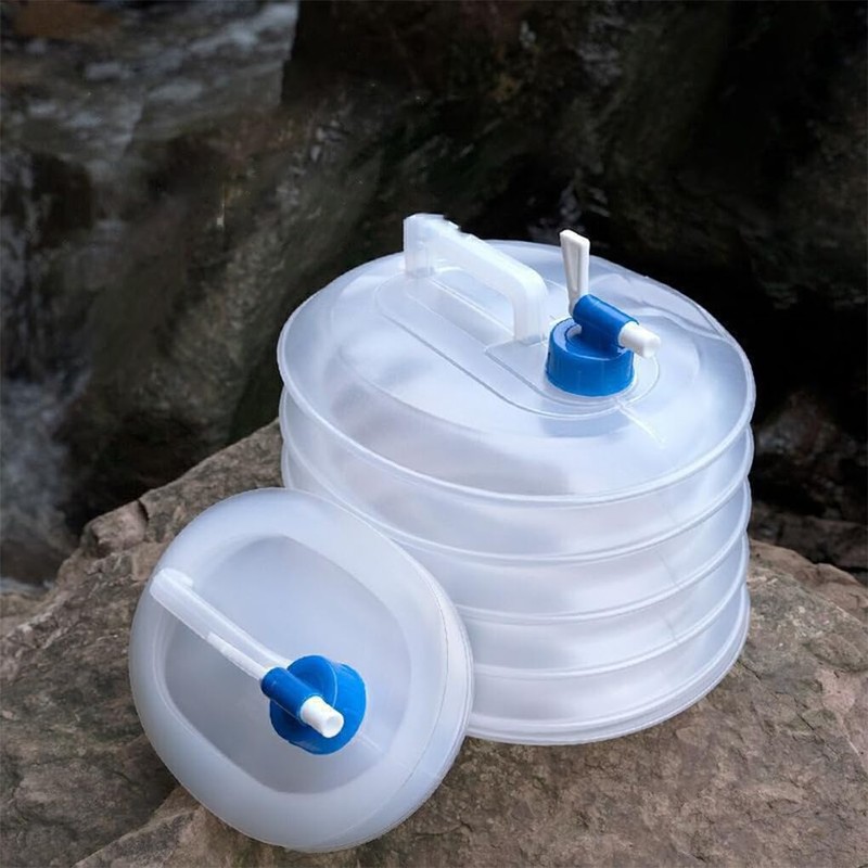 Bottle Container with Faucet Outdoor Camping and Hiking Portable Thickened