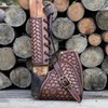 Tourbon Outdoors Leather Axe Head Cover Handle Guard Collar Protector