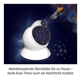 KOSMOS 676902 Room Planetarium Projector with 2 Interchangeable Star Maps, Exciting Information on the Starry Sky, Solar System, Planets, Astronomy for Children from 8 Years