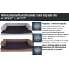 long rich Graphene Orthopedic Foam Dog Sofa Bed，Soft Comfort Dog