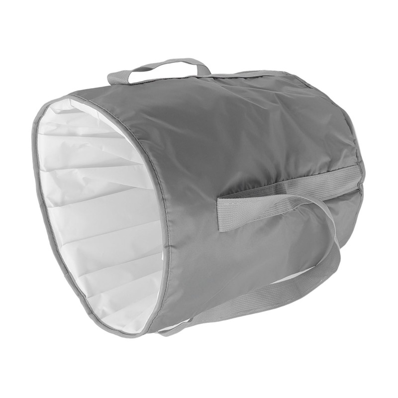 Foldable Foot Tub Polyester Double Layer Collapsible Camping Bucket with