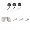 TenCloud 10 Pieces Wall Steel Bracket and Screws Hardware Kit