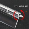 VOXILFE 蝶番 ミニ アクリル ヒンジ 透明 自体に粘着テープ付き 耐久性 6個セット DIYパーツ