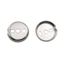 TAODAN 2PCS Stainless Steel Round Buckle Wall Mount Bracket 40mm Towel Bar Base Gasket Tighten Screw Stand Toilet Paper Holder Accessories
