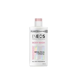 INEOS Hygienics INEOS Skin Science - All Day Freshness With Provitamin B5 Body Wash White Orris + Cherry - With SkinActiv Cooling Tech? - Plant Powered 300ml