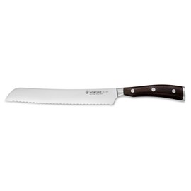 Wusthof IKON Bread Knife, 8", Brown