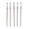 50pcs Nail Drill Bits Rotatable High Strength Emery Gel Nail