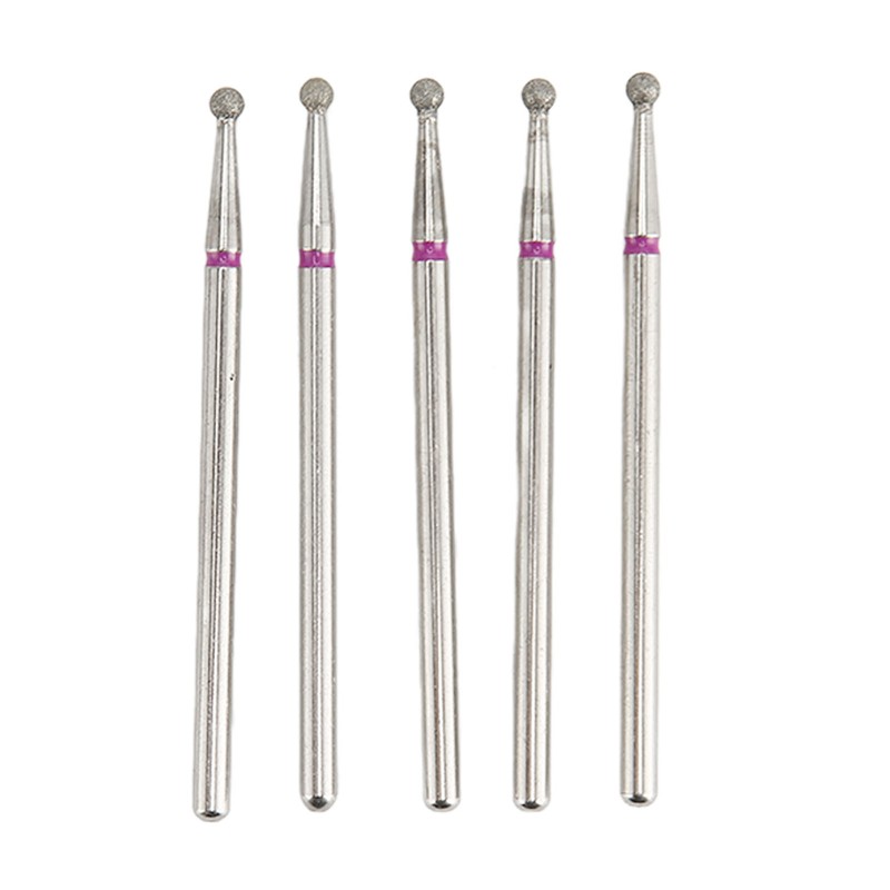 50pcs Nail Drill Bits Rotatable High Strength Emery Gel Nail
