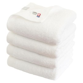 Trampalan Seasonal Towel, Imabari Towel, Certified, Set of 4, Oriori, Made in Japan, Thick, 100% Cotton (Fall/Winter Type/Off-White)