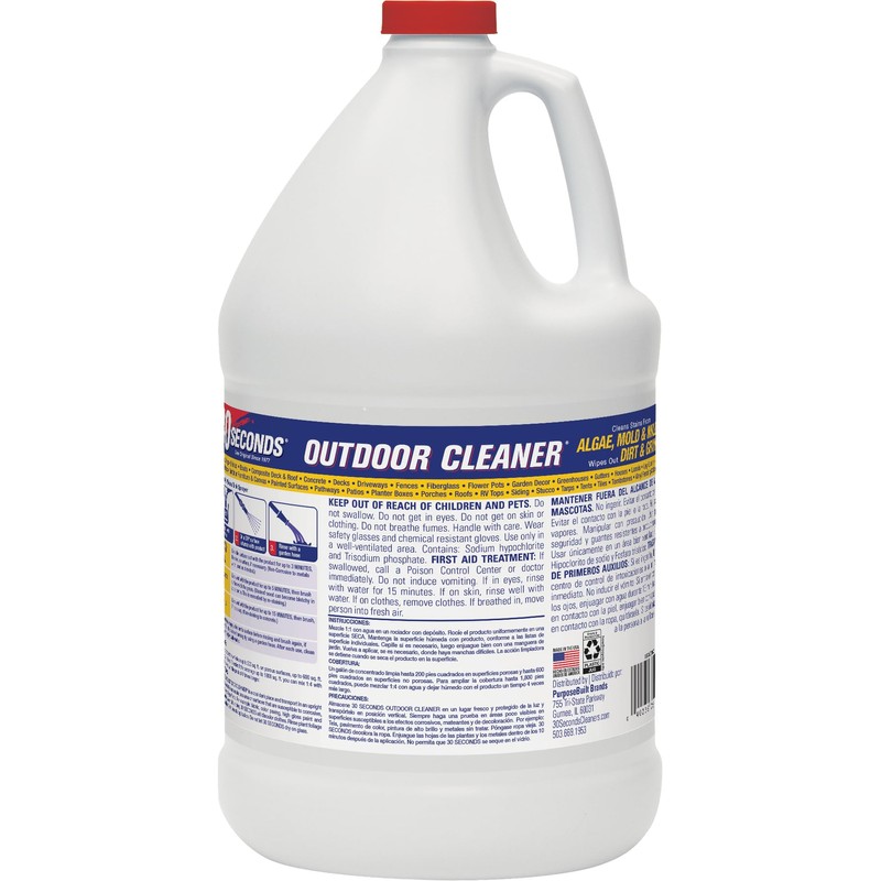 30 SECONDS Outdoor Cleaner Concentrate for Mold, Mildew, Algae and