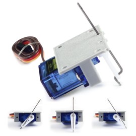 Overdrive-Racing 1-20 x Servo Weichenantrieb - Spur H0, TT, N, Z - Servoantrieb Unterflur - SG90, Set:Weichenantrieb Komplett, Menge:1x