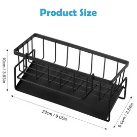 LUXECOVE Stainless Steel Tray Stand, Sink Organiser, Sponge Tray Stand, Kitchen Organiser