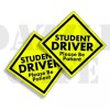 Student Driver Stickers Yellow Safety Decal School Teen Driver 5.5"