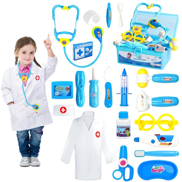 Doctor Kit for Toddlers 3-5 Dress Up Toys for 2