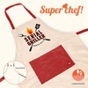 Legami Super Chef Cooking Apron, Beige, One Size, beige