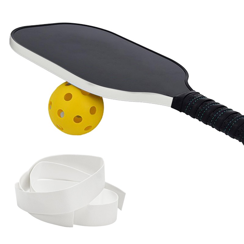White -Pickleball Paddle Edge Guard Tape