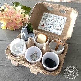 Resurrection Eggs - LDS Gifts Jesus Easter Eggs Easter Gifts for Family Religious Easter Gifts Easter Story Eggs for LDS Mormon Family Easter Activities for Adults and Kids Spiritual Learning