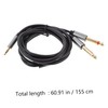 LALAFINA 6.5mm to 3.5mm Stereo Audio Cable for Speakers and