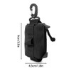 Tactical EDC Pouch, Compact Mini Molle Pouch with Hook Tactical