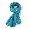 LilyRosa® Hedgehog Scarf Grey Mustard Olive Turquoise Soft Ladies Wrap