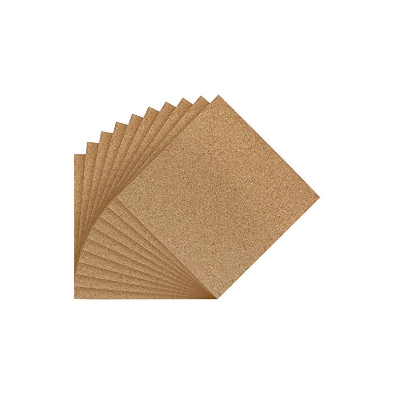 Kawaji Shoten Cork Sheets Value Pack, 10 Pieces, 11.8 x