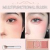 3-in-1 Matte Face Blush - Long-Lasting, Sweat-Resistant, Non-Greasy Makeup Powder