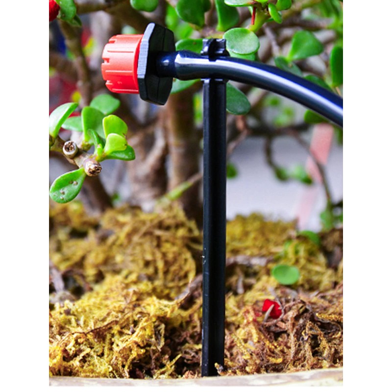 Kalolary 150PCS Drip Irrigation Kit Accessories Plant Watering System Adjustable