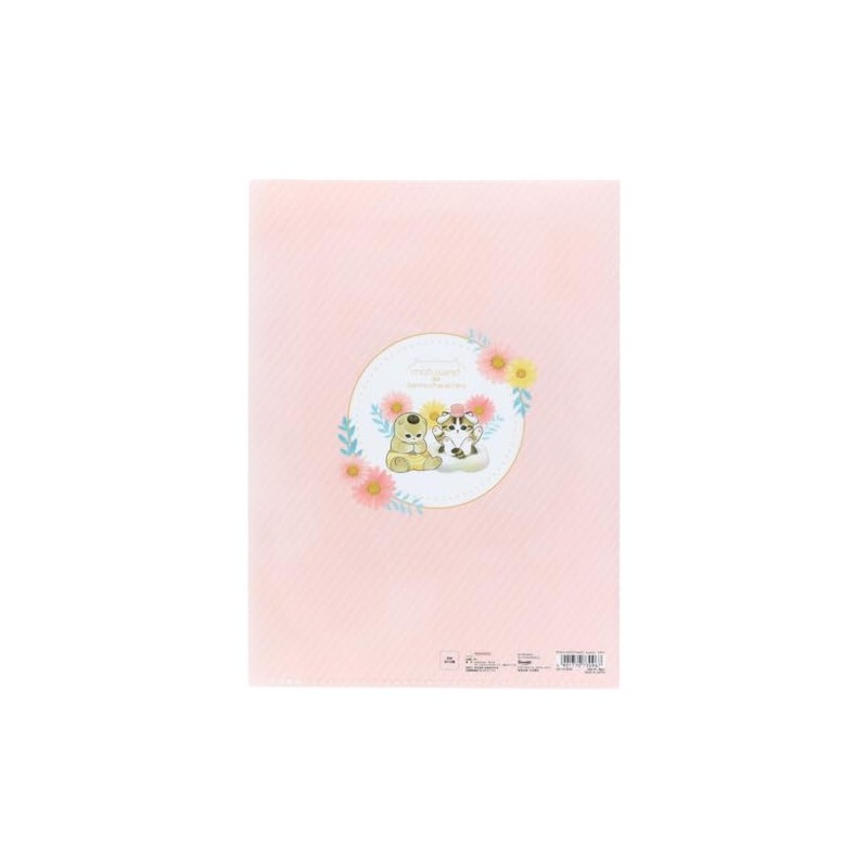 Sunstar Stationery Mofusand Clear File Die Cut Flower S2137895
