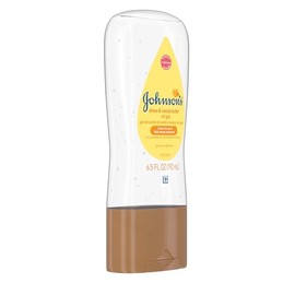 Johnson's Baby Oil Gel, Shea & Cocoa Butter, 6.5 Ounce (Pack of 6)