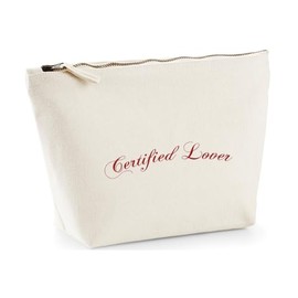 Hippowarehouse Certified Lover Printed Make up Cosmetic wash Bag 18x19x9cm