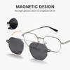 Cyxus Magnetic Glasses, 2-Way Glasses, Polarized Lens, Clip On, UV