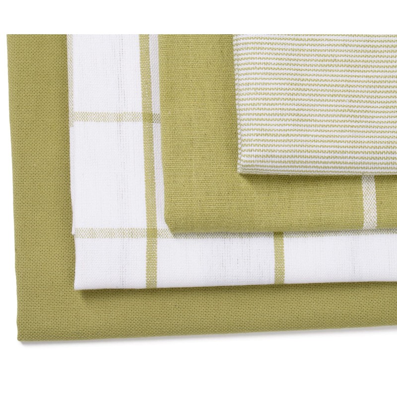 Gözze - Set of 4 Tea Towels, 100% Jacquard Cotton,