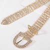 Barry.Wang Women Pearl Belt Cute Girl Rhinestone Sparkling Waist Chain