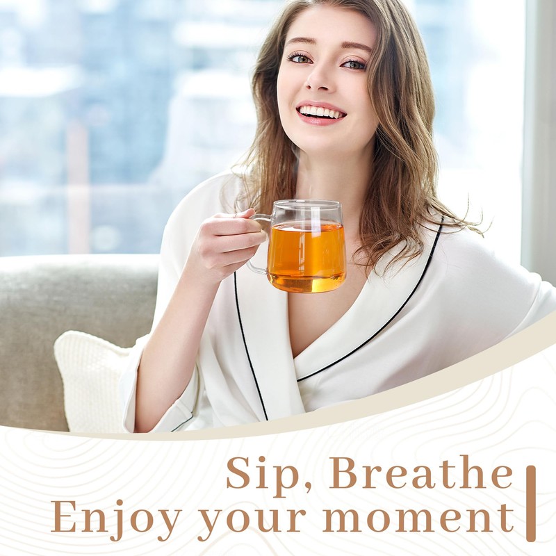 Johou Peppermint Herbal Tea Pods, Specially Ground Pure herb, Full-Flavor,