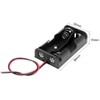 uxcell 3V Batteries Holder Case Memory Box 2 x 1.5V