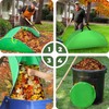 Duscdesp Leaf Collector Pop Up Garden Waste Bags, Foldable Leaf