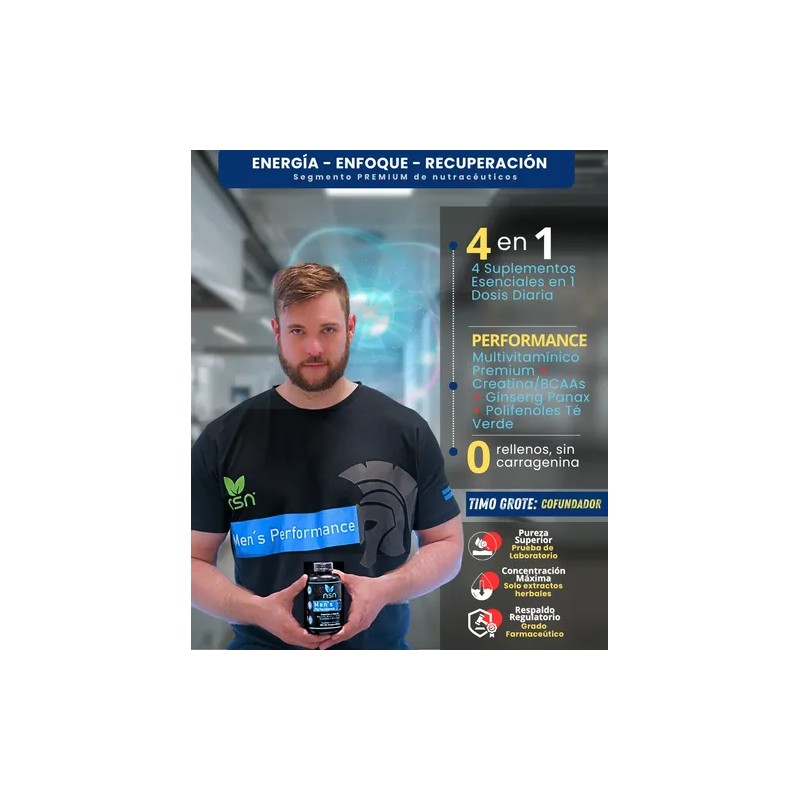 Nsn Vitaminas Y Minerales Hombres| Arginina Bcaas Creatina
