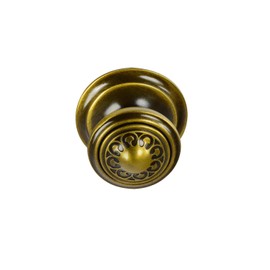 CKP Brand #95000 Traditional Furniture Cabinet Knob, Antique Brass - 10 Pack