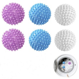 Neuytiky 6 palline riutilizzabili, per asciugatrici, per asciugatrici, per asciugatrici, per asciugatrici, per asciugatrice e asciugatrice
