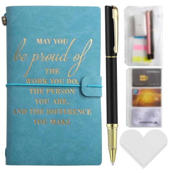 CECOMBINE A6 Motivational Notebook & Pen Set, Portable Storage &