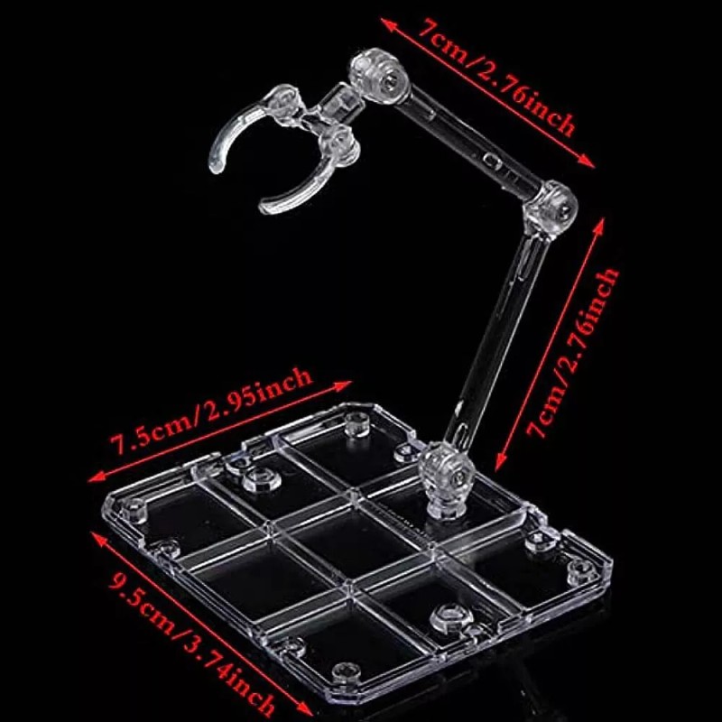 Unbranded 12Pc HG144 Adjustable Action Figure Display Holder Base Doll