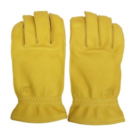 Grip Swannee GSA-36 Work Gloves, Outdoor Activities, Bonfire Gloves, Accessories, G-1, Basic Model, Made in Japan, Cowhide Leather, Kevlar, Genuine Product, yellow, L