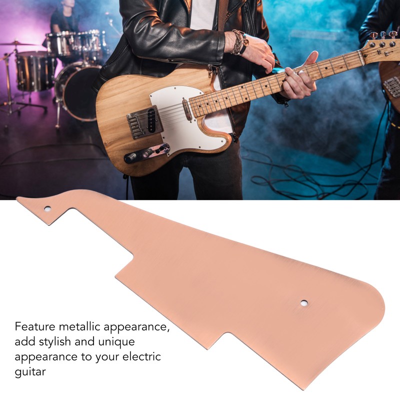 Electric Guitar Pickguard Metal Anodized Lightweight Scratch Protection Guitar Guard
